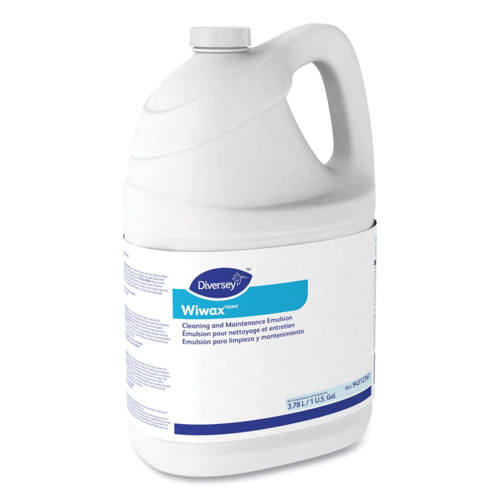 Wiwax Cleaning and Maintenance Solution, Liquid, 1 gal Bottle, 4/Carton - Image 3