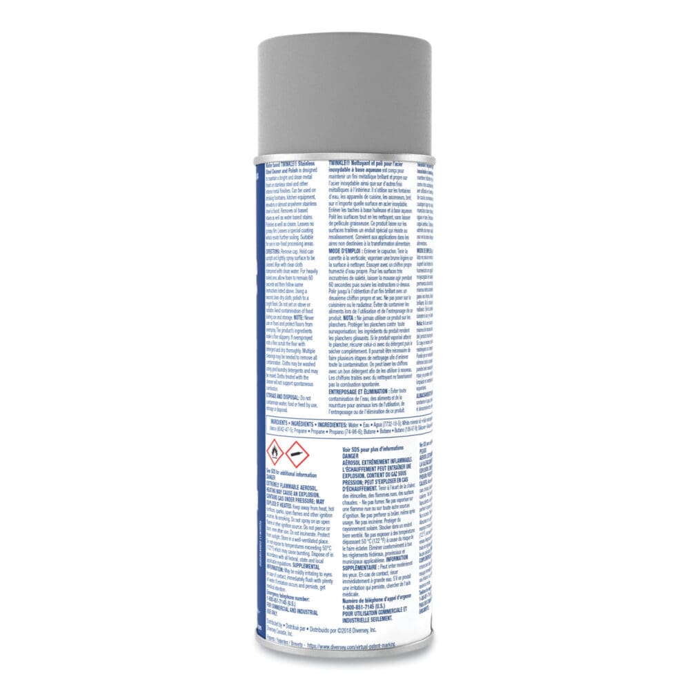 Stainless Steel Cleaner and Polish, 17 oz Aerosol Spray - Image 2