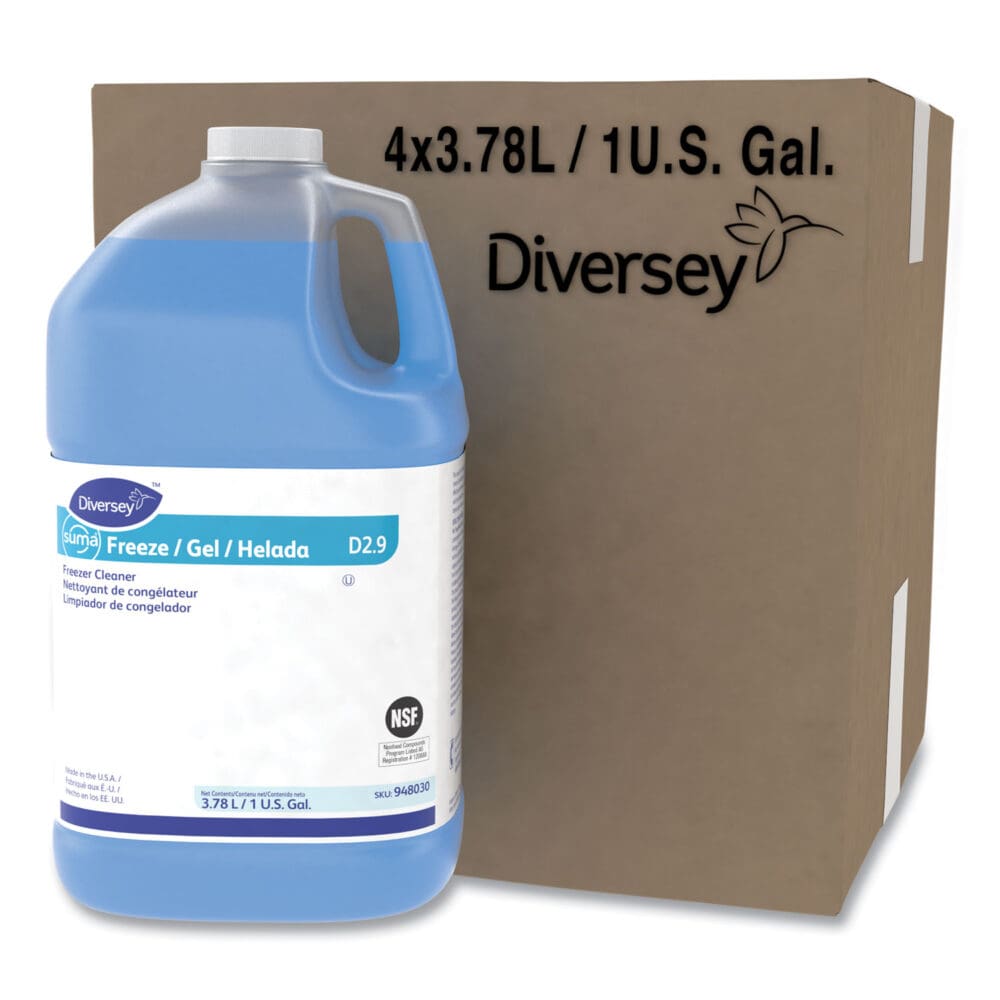 Suma Freeze D2.9 Floor Cleaner, Liquid, 1 gal, 4/Carton - Image 5