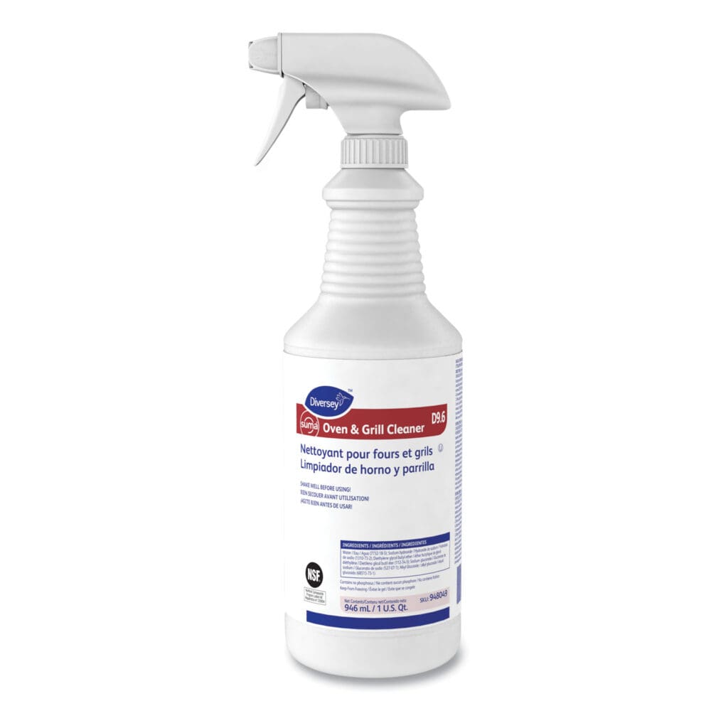 Suma Oven and Grill Cleaner, Neutral, 32 oz, Spray Bottle, 12/Carton - Image 5