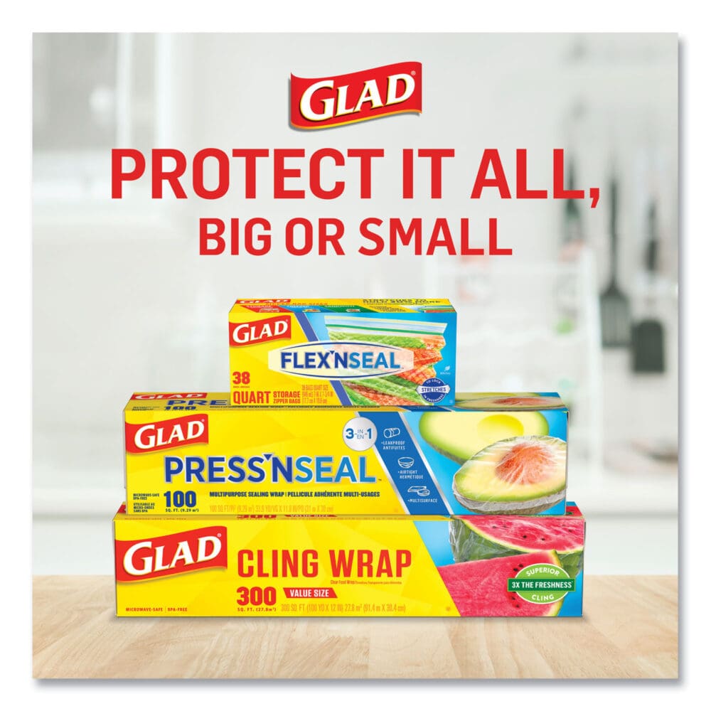 ClingWrap Plastic Wrap, 200 Square Foot Roll, Clear - Image 5