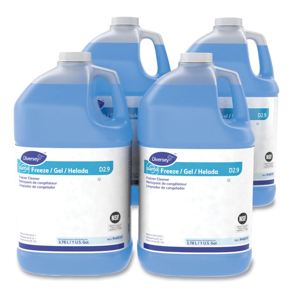 Suma Freeze D2.9 Floor Cleaner, Liquid, 1 gal, 4/Carton - Image 4