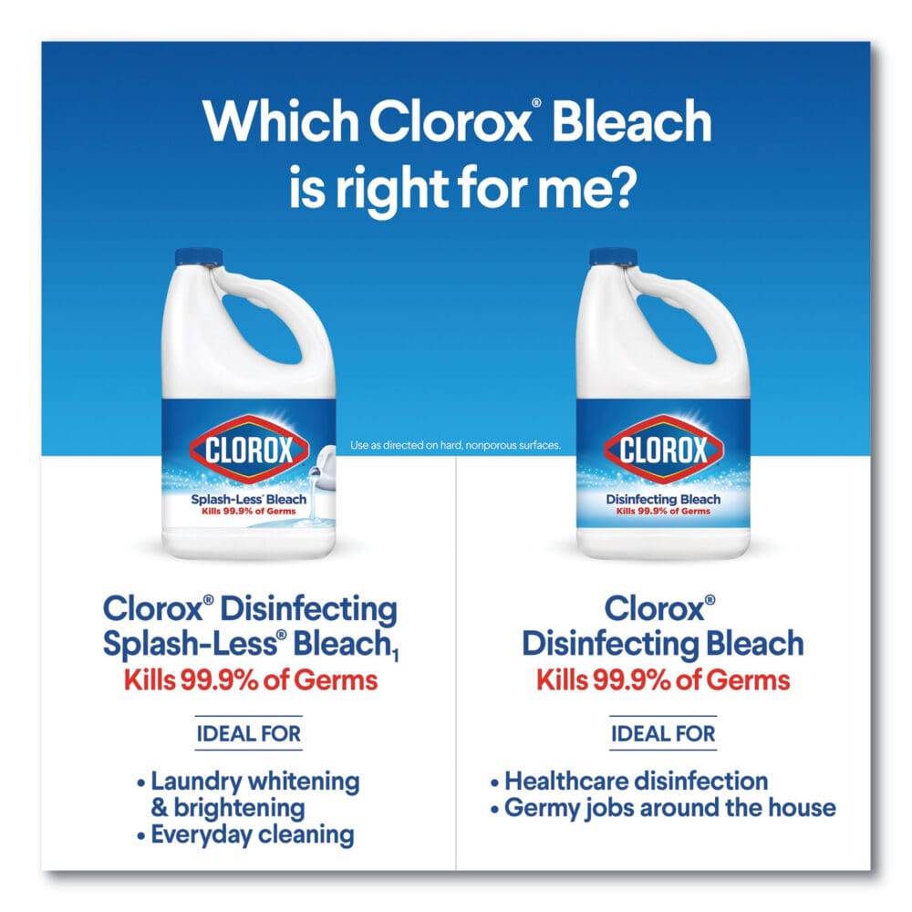 Regular Bleach with CloroMax Technology, 43 oz Bottle, 6/Carton - Image 8