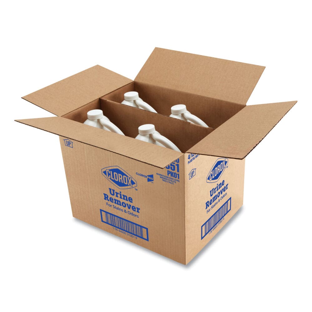 Urine Remover for Stains and Odors, 128 oz Refill Bottle, 4/Carton - Image 8