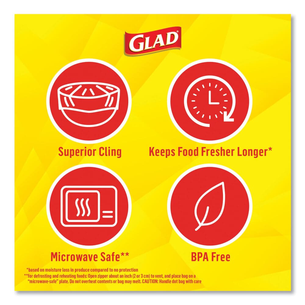 ClingWrap Plastic Wrap, 200 Square Foot Roll, Clear - Image 3
