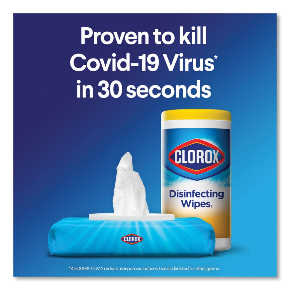 Disinfecting Wipes, Easy Pull Pack, 1-Ply, 8 x 7, Fresh Scent, White, 75 Towels/Box - Image 17