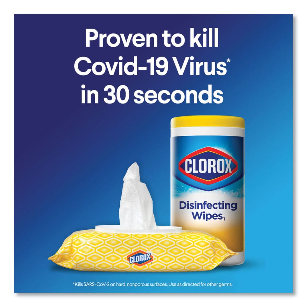 Disinfecting Wipes, 1-Ply, 7 x 8, Fresh Scent, White, 35/Canister - Image 11