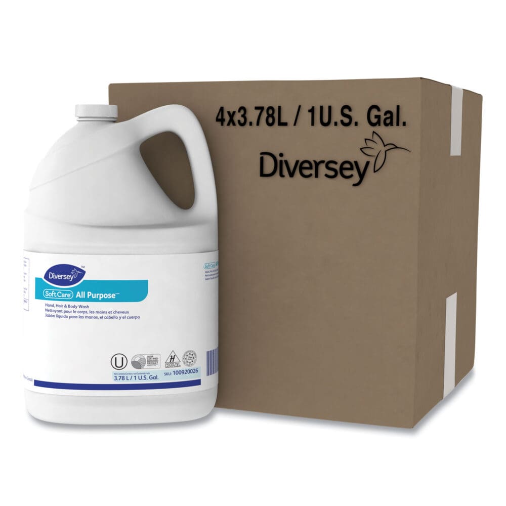 Soft Care All Purpose Liquid, Gentle Floral, 1 gal Bottle, 4/Carton - Image 6