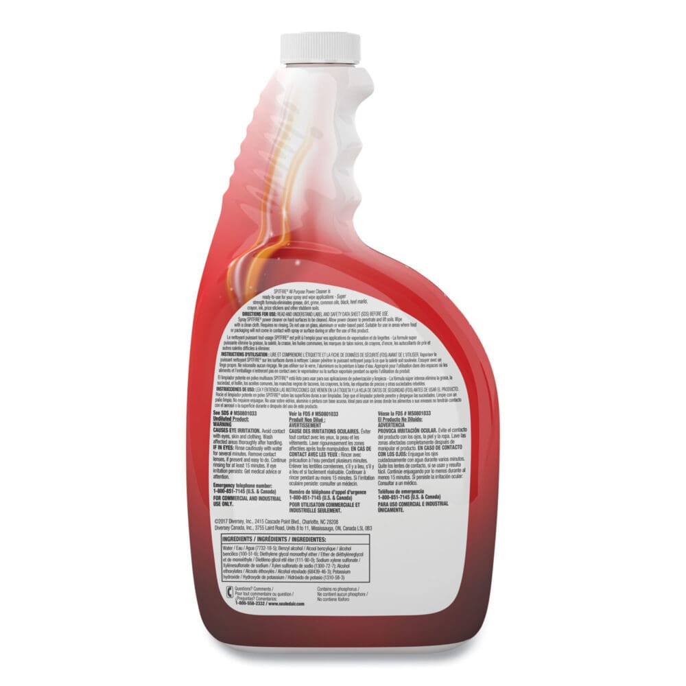 Spitfire All Purpose Power Cleaner, 32 oz Spray Bottle - Image 4