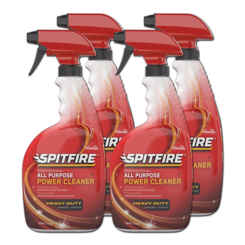 Spitfire All Purpose Power Cleaner, Liquid, 32 oz Spray Bottle, 4/Carton - Image 5