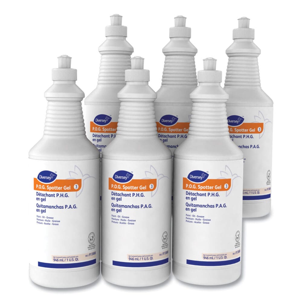 Paint, Oil and Grease Spotter Gel, Fruity Scent, 32 oz Squeeze Bottle, 6/Carton - Image 4