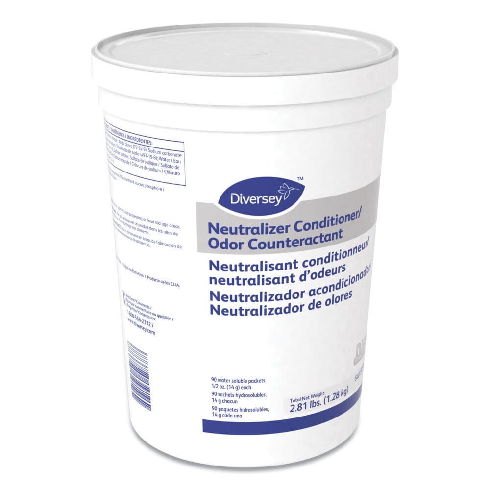 Floor Conditioner/Odor Counteractant, Powder, 0.5 oz Packet, 90/Tub, 2/Carton - Image 3