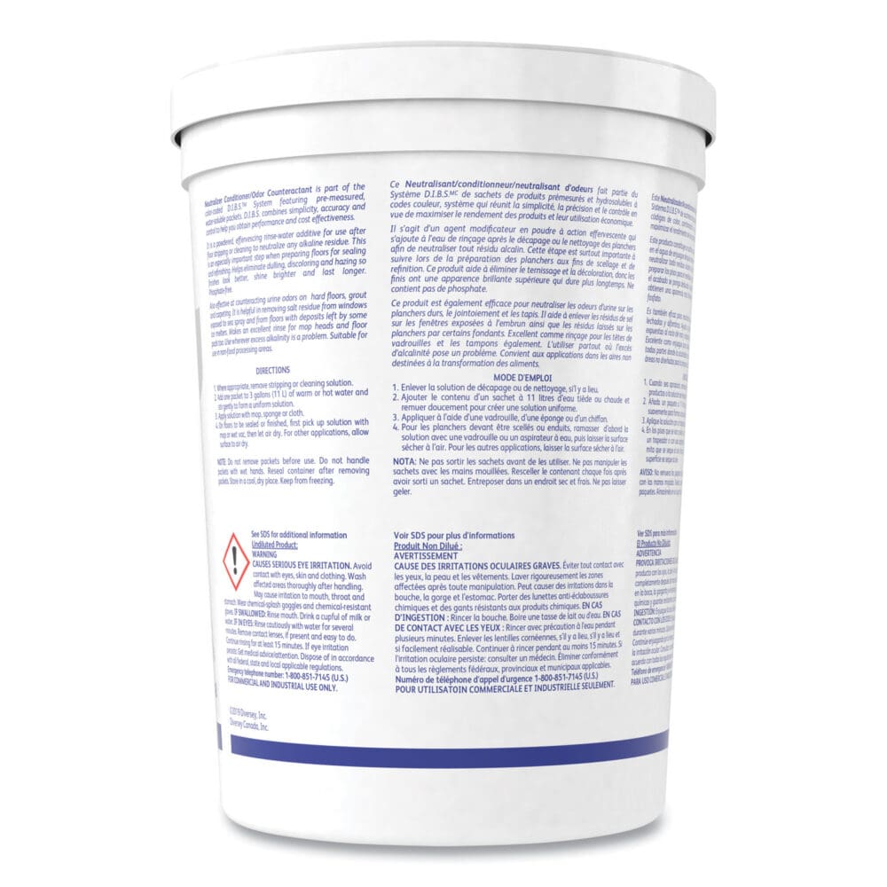 Floor Conditioner/Odor Counteractant, Powder, 0.5 oz Packet, 90/Tub, 2/Carton - Image 2