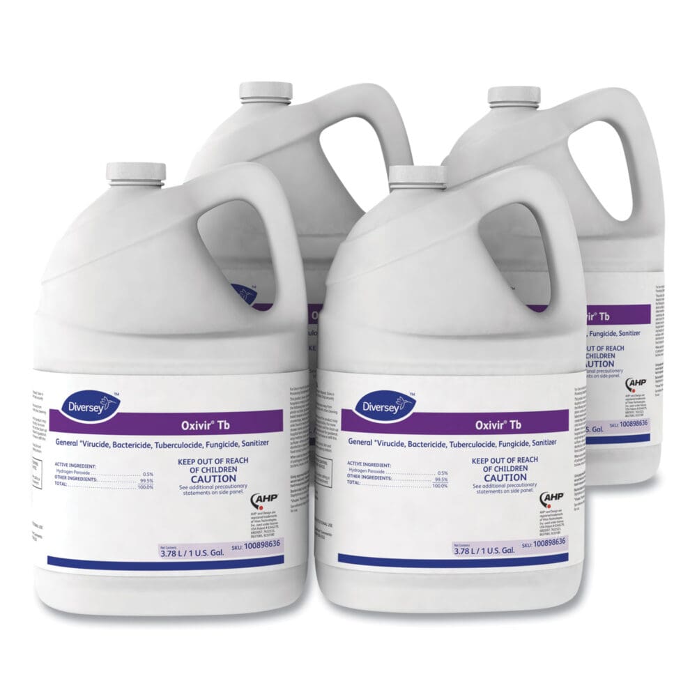 Oxivir TB, Natural Cherry Almond Scent, 3.78 L Container, 4/Carton - Image 3