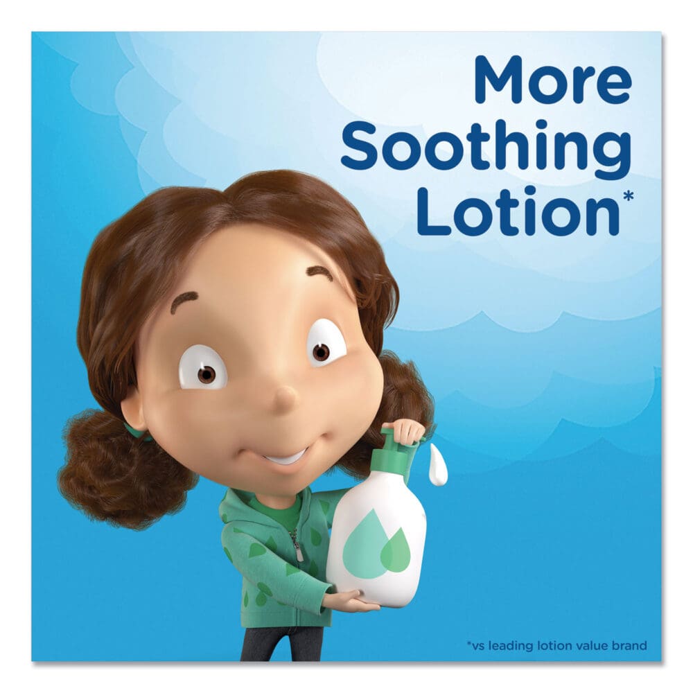 Plus Lotion Facial Tissue, 2-Ply, White, 124/Box, 3 Box/Pack, 8 Packs/Carton - Image 5