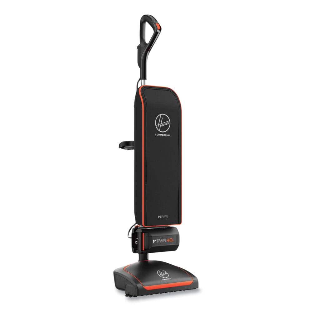 HVRPWR 40V Cordless Upright Vacuum, 13" Cleaning Path, Black/Orange - Image 5