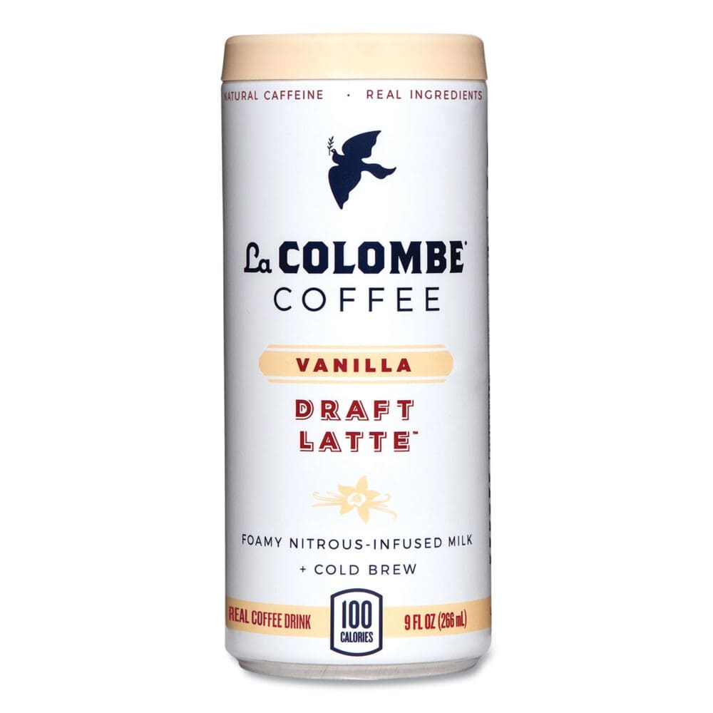 Cold Brew Draft Latte, Vanilla, 9 oz Can, 12/Carton - Image 3