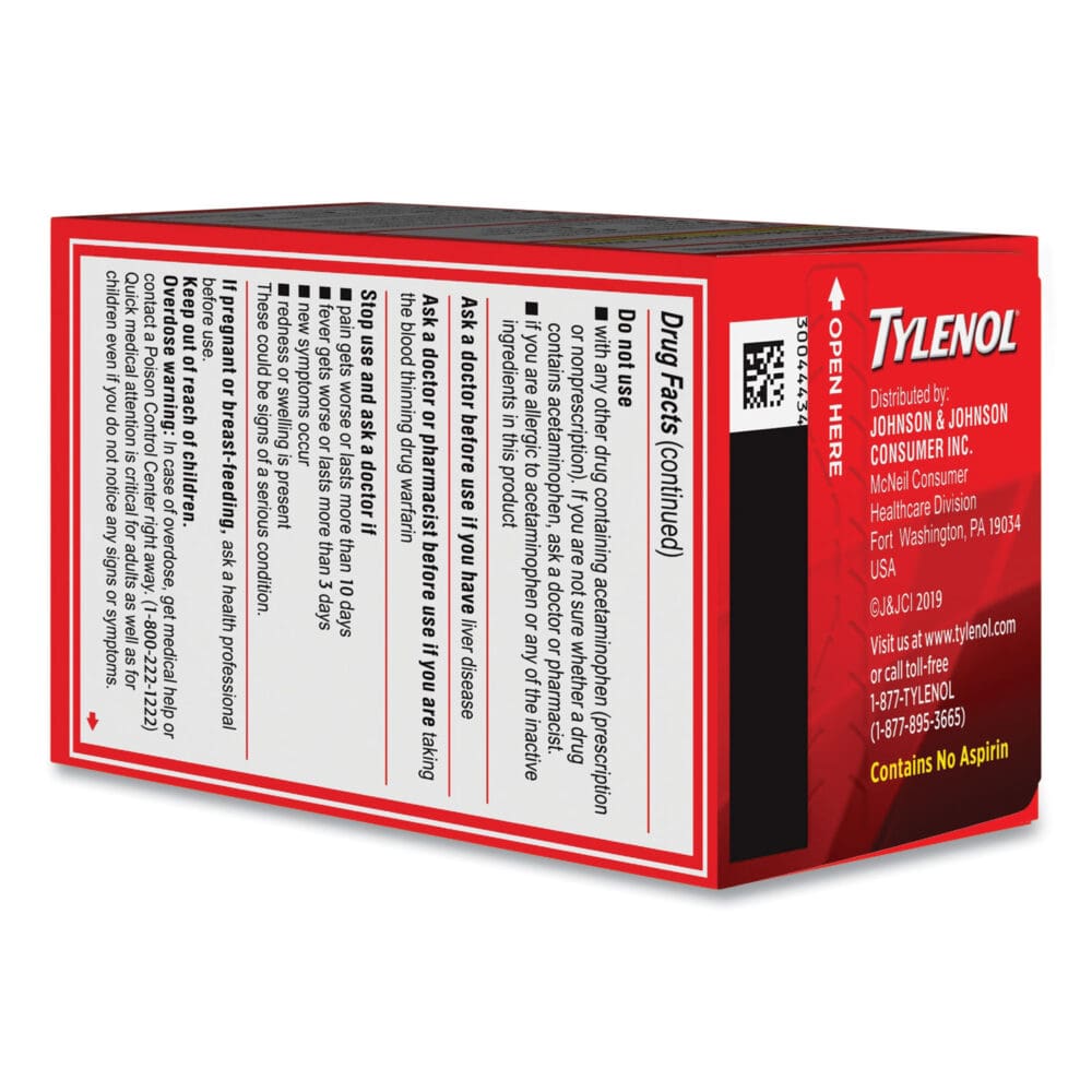 Extra Strength Pain Reliever Caplets, 24 Caplets - Image 5