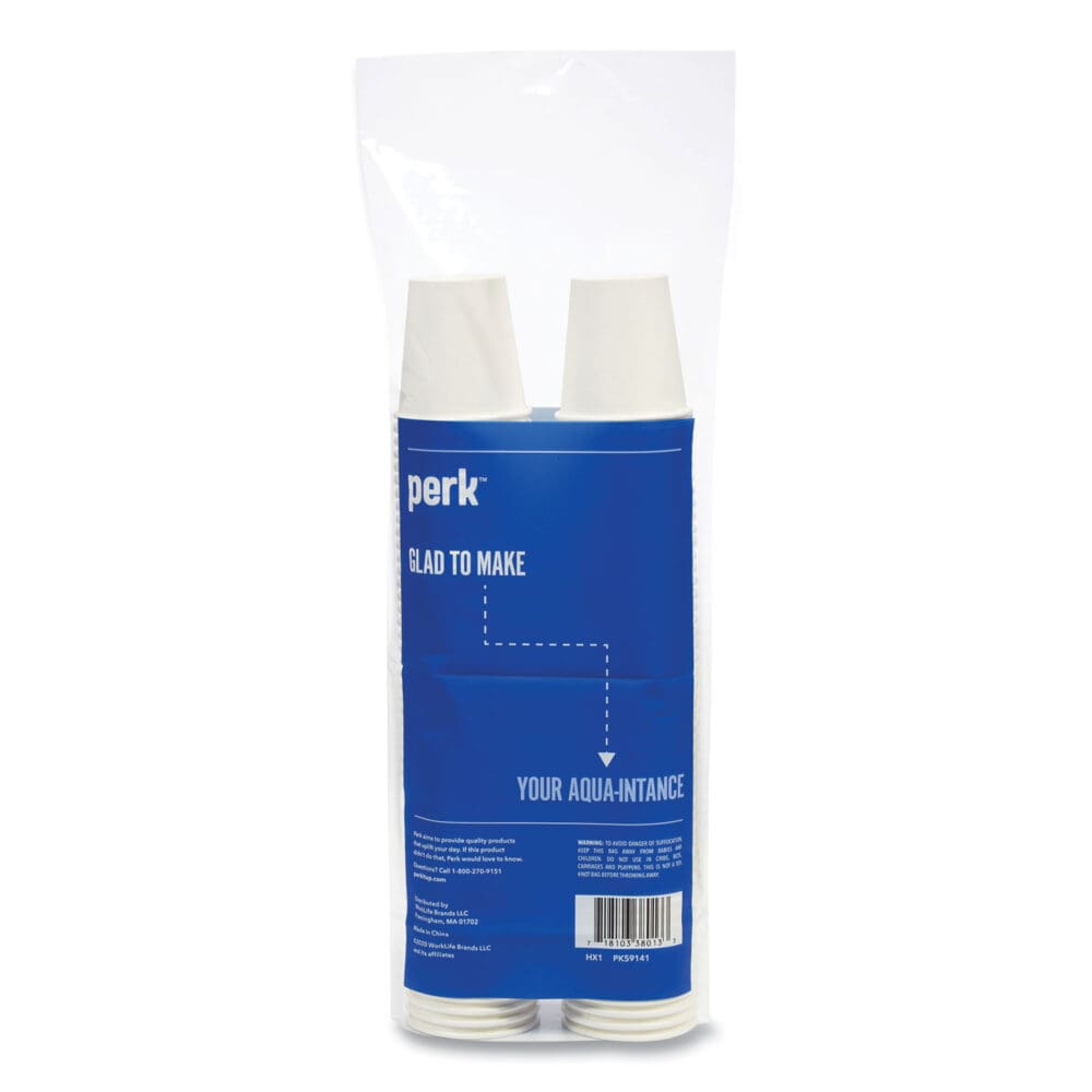White Paper Hot Cups, 3 oz, 100/Pack - Image 2