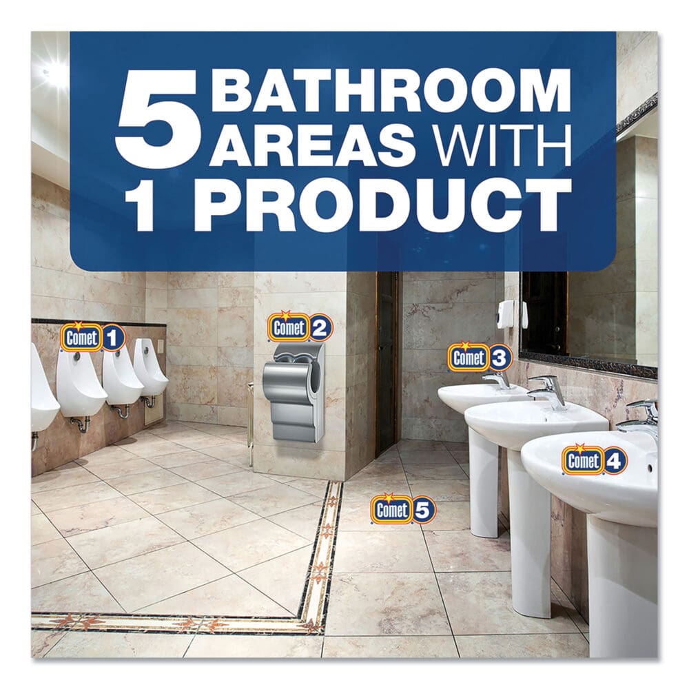 Disinfecting-Sanitizing Bathroom Cleaner, 32 oz Trigger Spray Bottle, 6/Carton - Image 6
