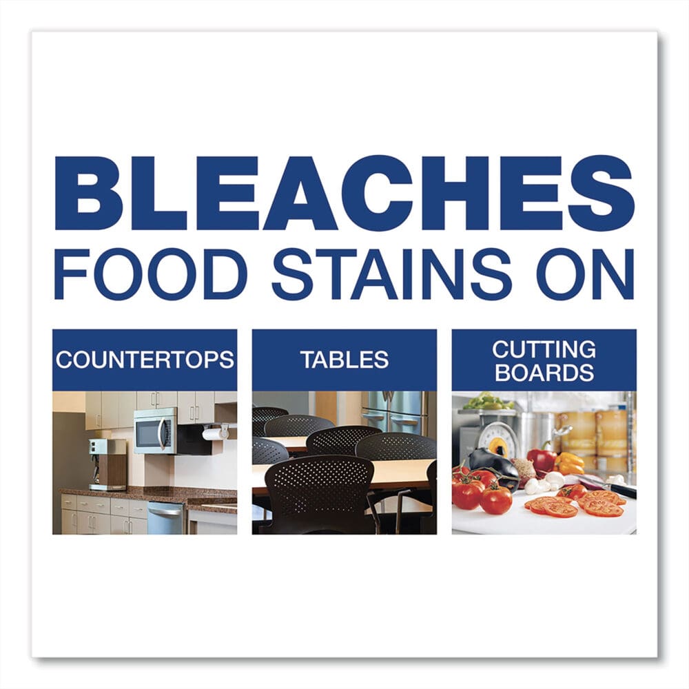 Cleaner with Bleach, Liquid, One Gallon Bottle - Image 5