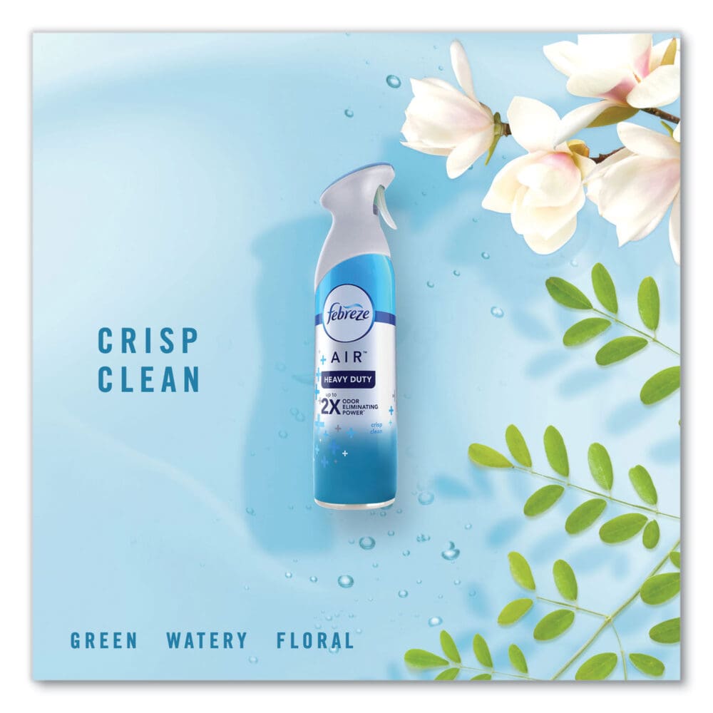AIR, Heavy Duty Crisp Clean, 8.8 oz Aerosol Spray, 6/Carton - Image 2