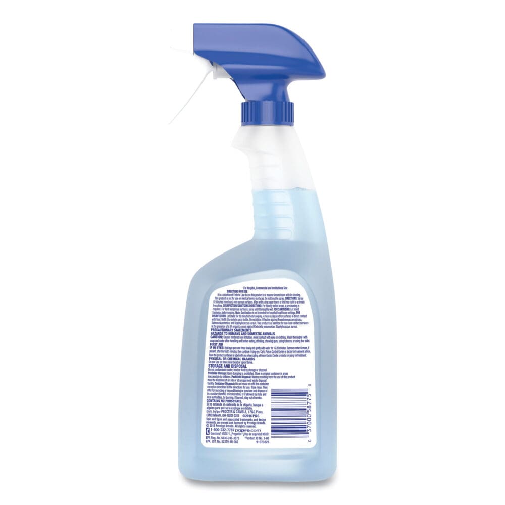 Disinfecting All-Purpose Spray and Glass Cleaner, Fresh Scent, 32 oz Spray Bottle, 6/Carton - Image 8