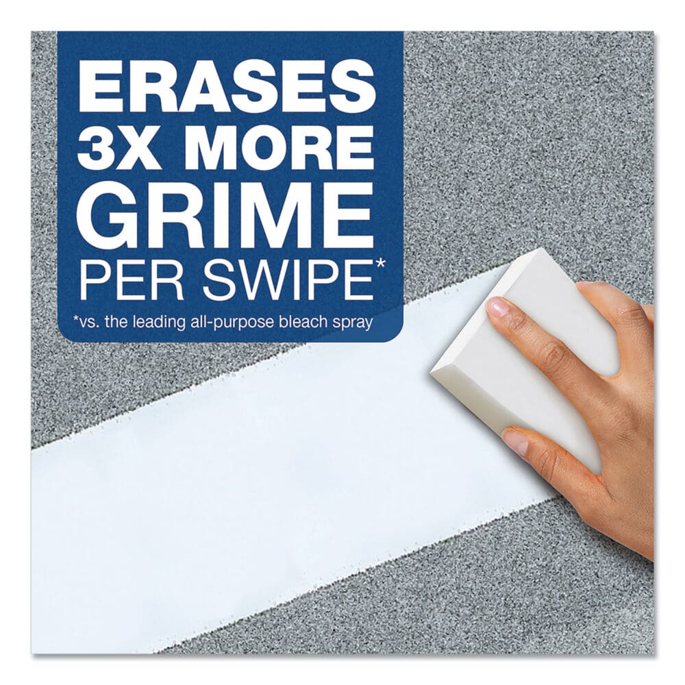 Magic Eraser Extra Durable, 4.6 x 2.4, 0.7" Thick, White, 30/Carton - Image 4