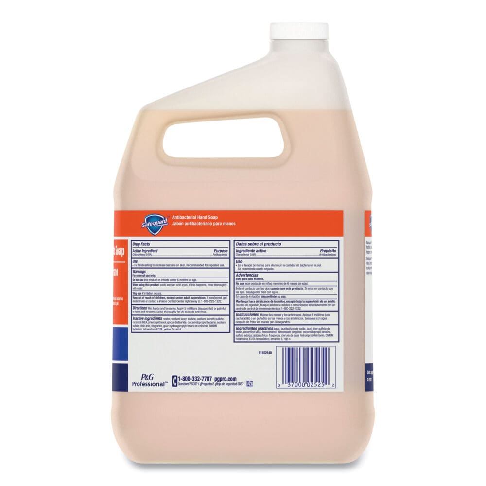 Antibacterial Liquid Hand Soap, Light Scent, 1 gal Bottle, 2/Carton - Image 3