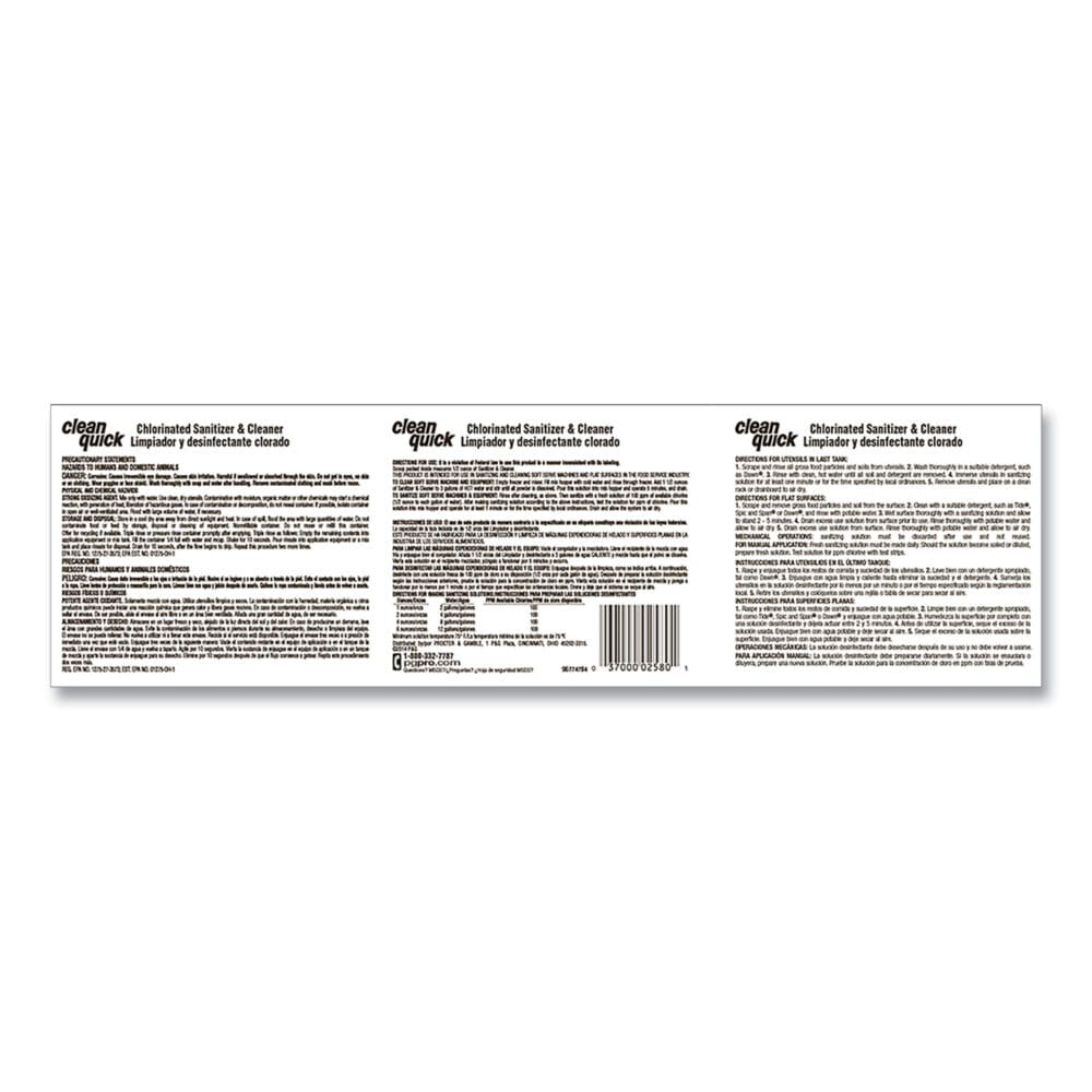 Powdered Sanitizer/Cleanser, 10 lb Bucket, 3/Carton - Image 6