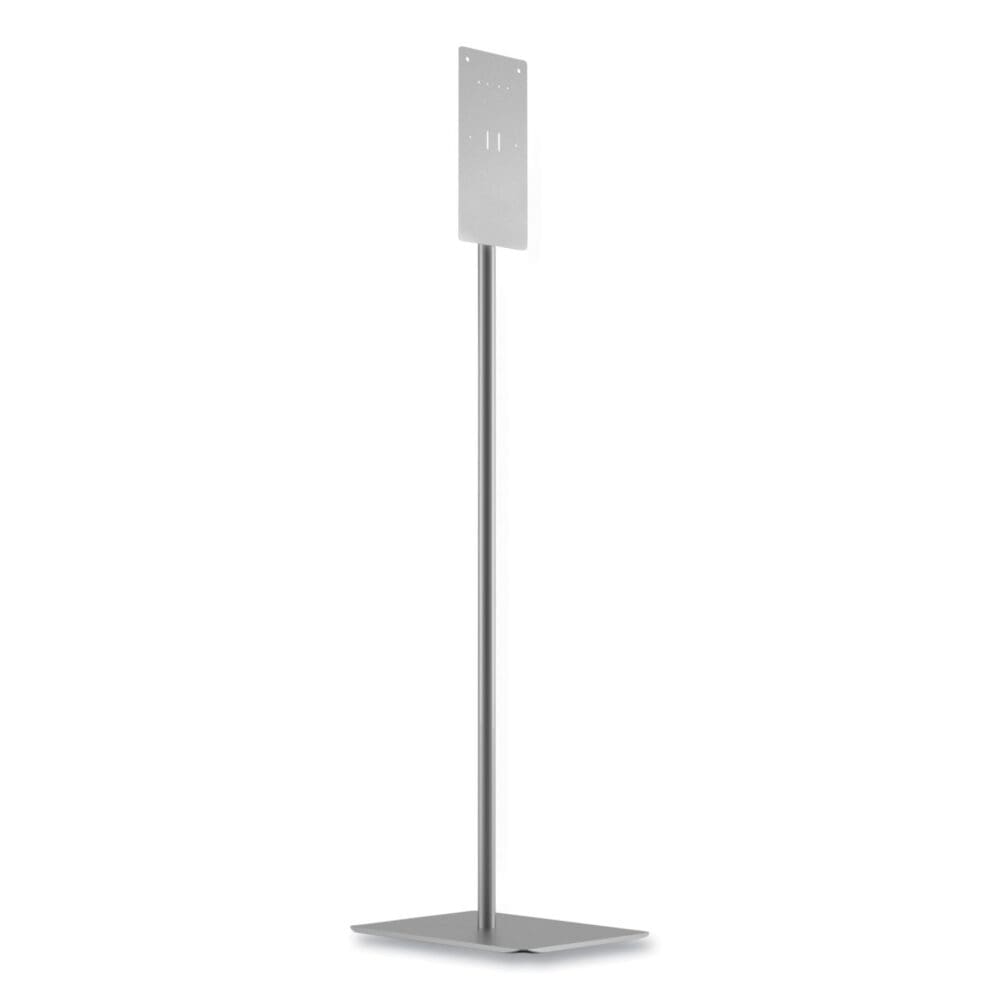 Hand Sanitizer Station Stand, 12 x 16 x 54, Silver - Image 9