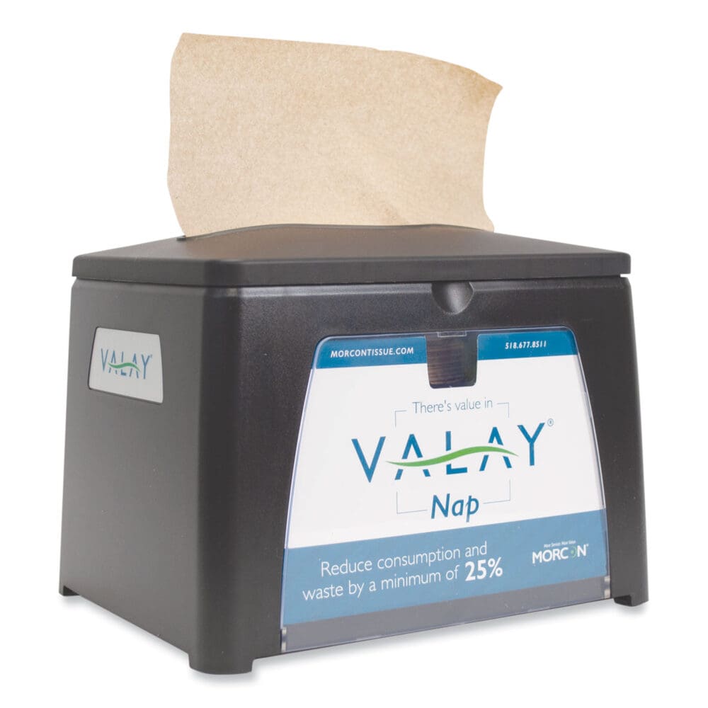 Valay Table Top Napkin Dispenser, 6.5 x 8.4 x 6.3, Black - Image 5