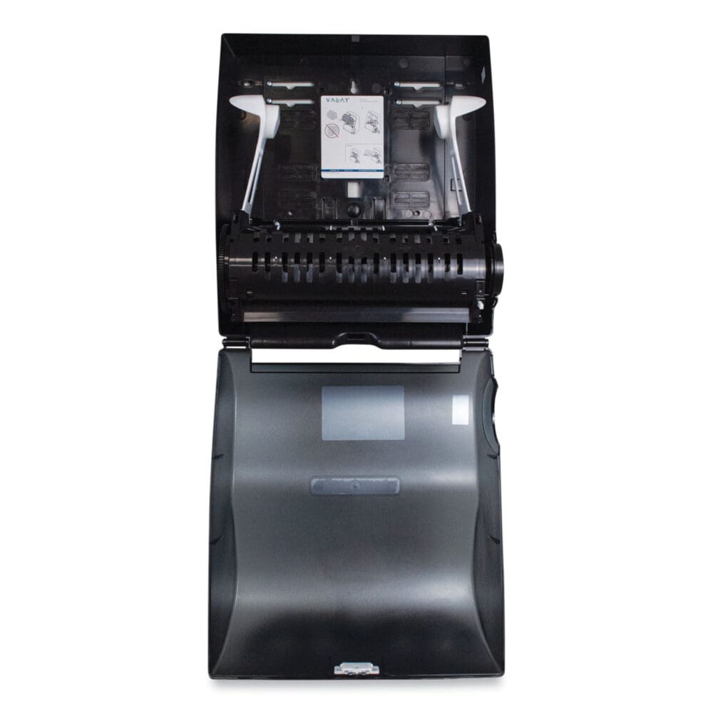 Valay 10 Inch Roll Towel Dispenser, 13.25 x 9 x 14.25, Black - Image 6