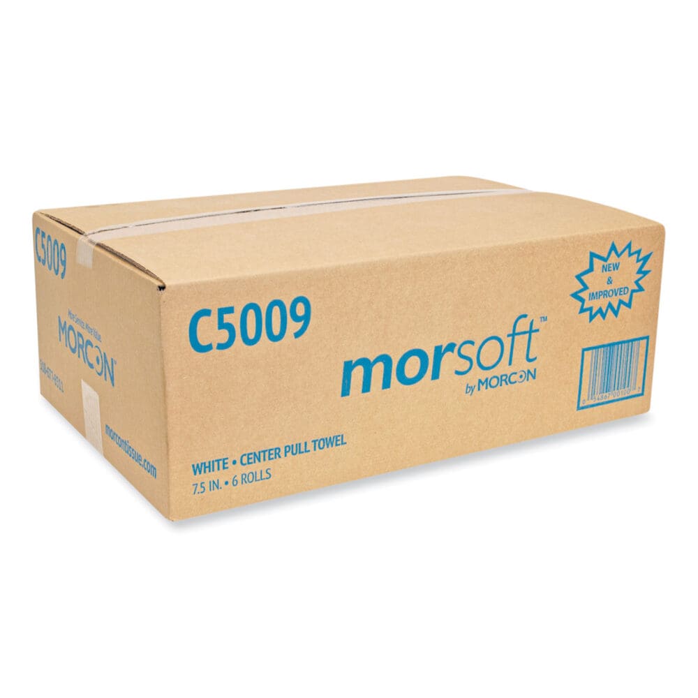 Morsoft Center-Pull Roll Towels, 2-Ply, 6.9" dia, 500 Sheets/Roll, 6 Rolls/Carton - Image 6