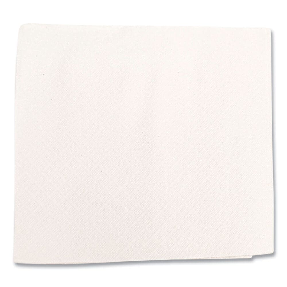 Morsoft Dinner Napkins, 1-Ply, 16 x 16, White, 250/Pack, 12 Packs/Carton - Image 5
