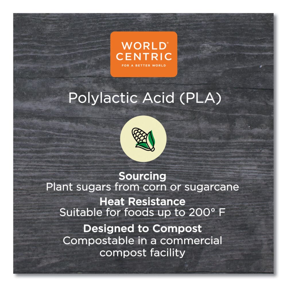 PLA Lids for TRSC60 Fiber Containers, 7.8 x 10.2 x 0.5, Clear, Plastic, 400/Carton - Image 8