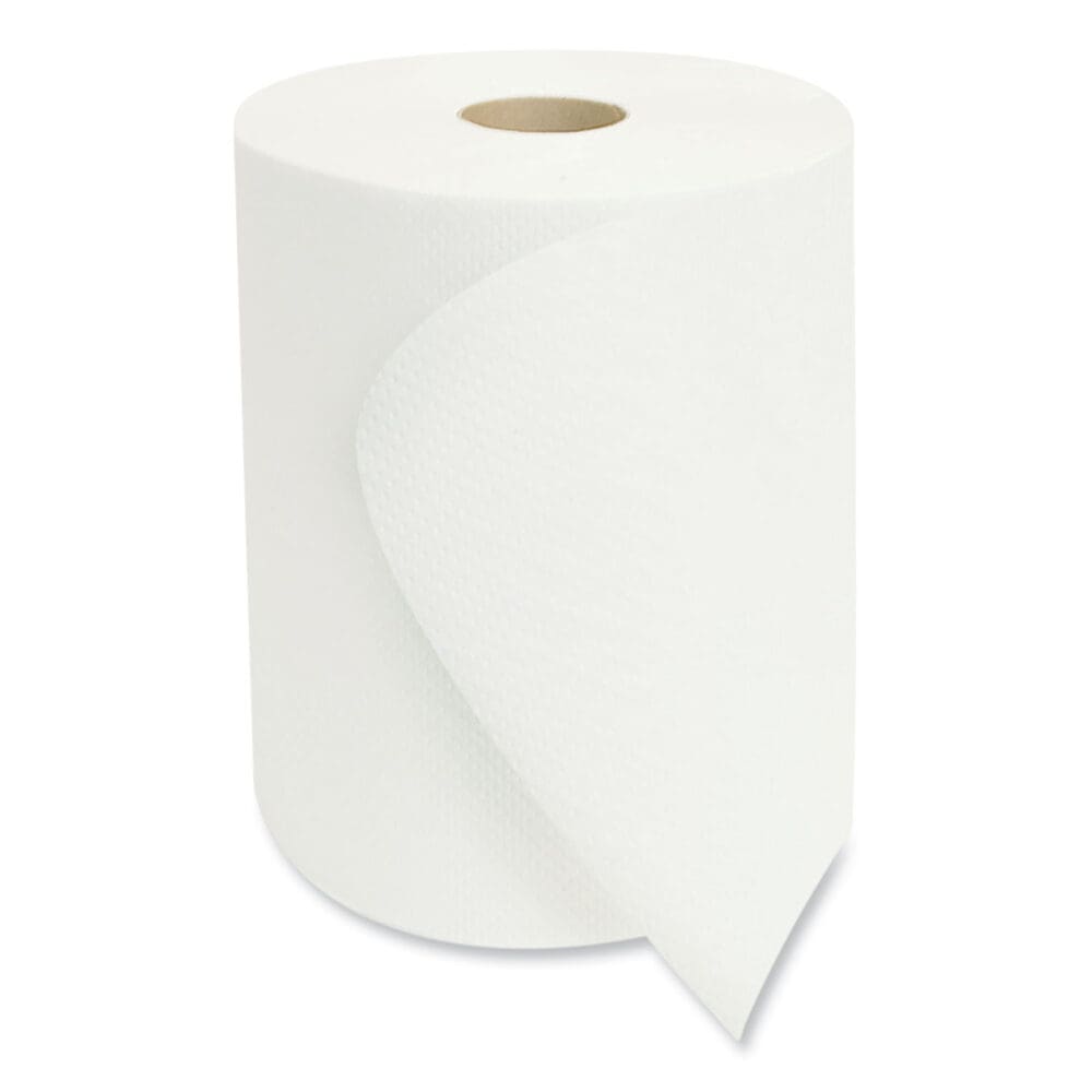 Morsoft Universal Roll Towels, 1-Ply, 8" x 800 ft, White, 6 Rolls/Carton - Image 5