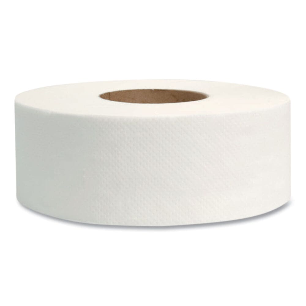 Jumbo Bath Tissue, Septic Safe, 2-Ply, White, 3.3" x 500 ft, 12/Carton - Image 5