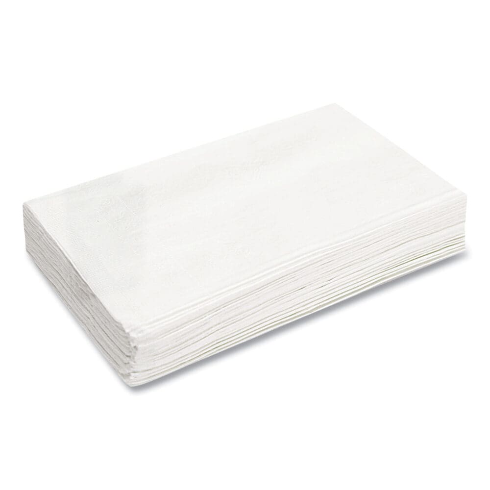 Morsoft Dinner Napkins, 2-Ply, 14.5 x 16.5, White, 3,000/Carton - Image 6