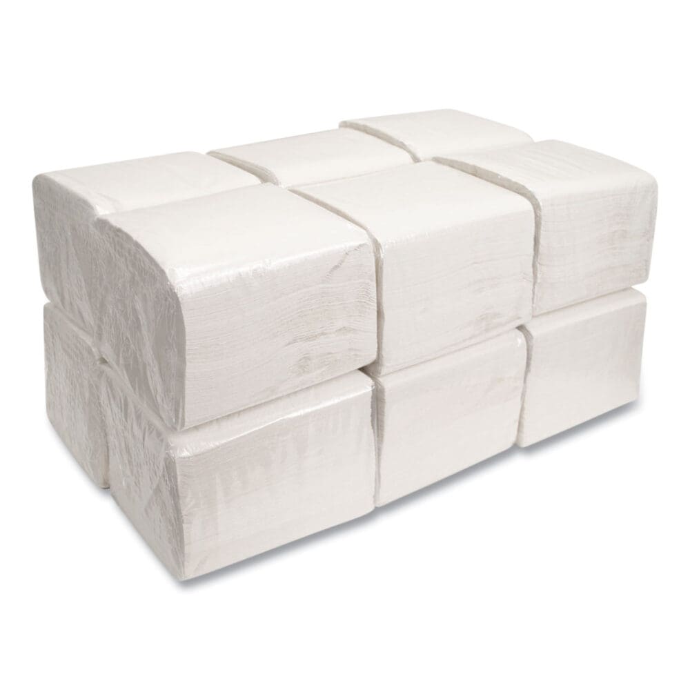 Morsoft Dinner Napkins, 1-Ply, 16 x 16, White, 250/Pack, 12 Packs/Carton - Image 3