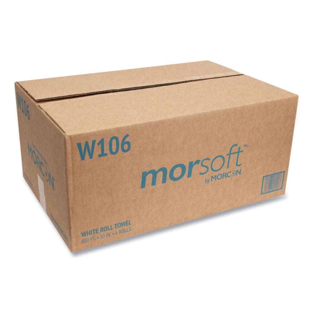 10 Inch Roll Towels, 1-Ply, 10" x 800 ft, White, 6 Rolls/Carton - Image 6