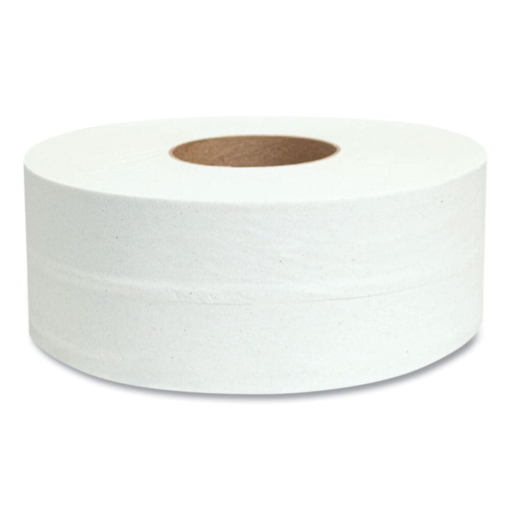 Jumbo Bath Tissue, Septic Safe, 2-Ply, White, 3.3" x 1,000 ft, 12/Carton - Image 4