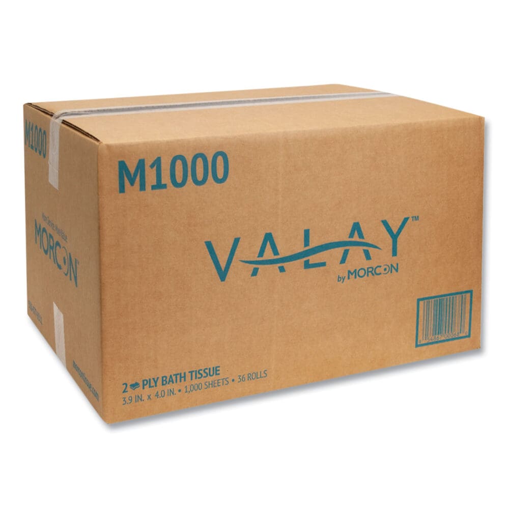 Small Core Bath Tissue, Septic Safe, 2-Ply, White, 1,000 Sheets/Roll, 36 Rolls/Carton - Image 7