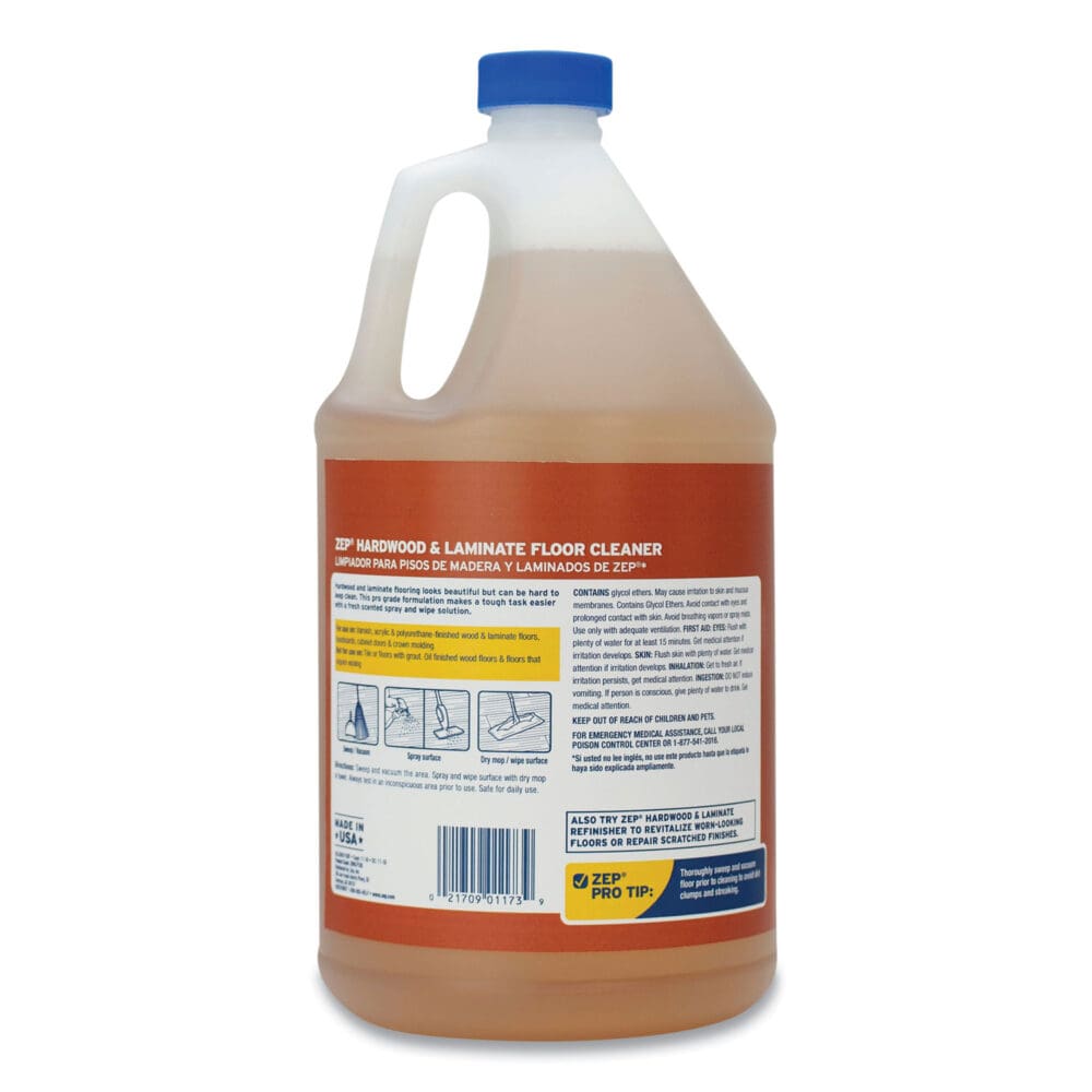 Hardwood and Laminate Cleaner, 1 gal Bottle - Image 2