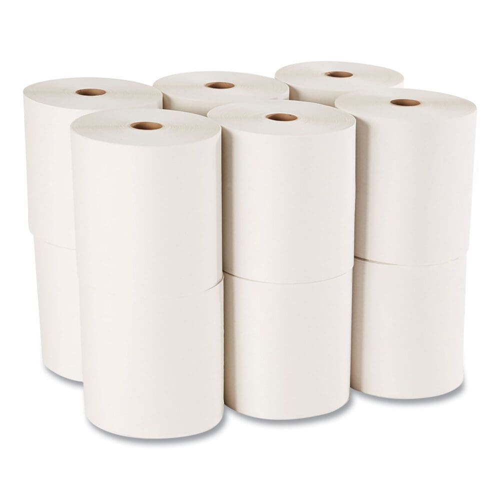 Pacific Blue Select Premium Nonperf Paper Towels, 2-Ply, 7.88 x 350 ft, White, 12 Rolls/Carton - Image 5