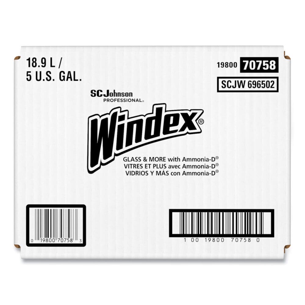 Glass Cleaner with Ammonia-D, 5 gal Bag-in-Box Dispenser - Image 4
