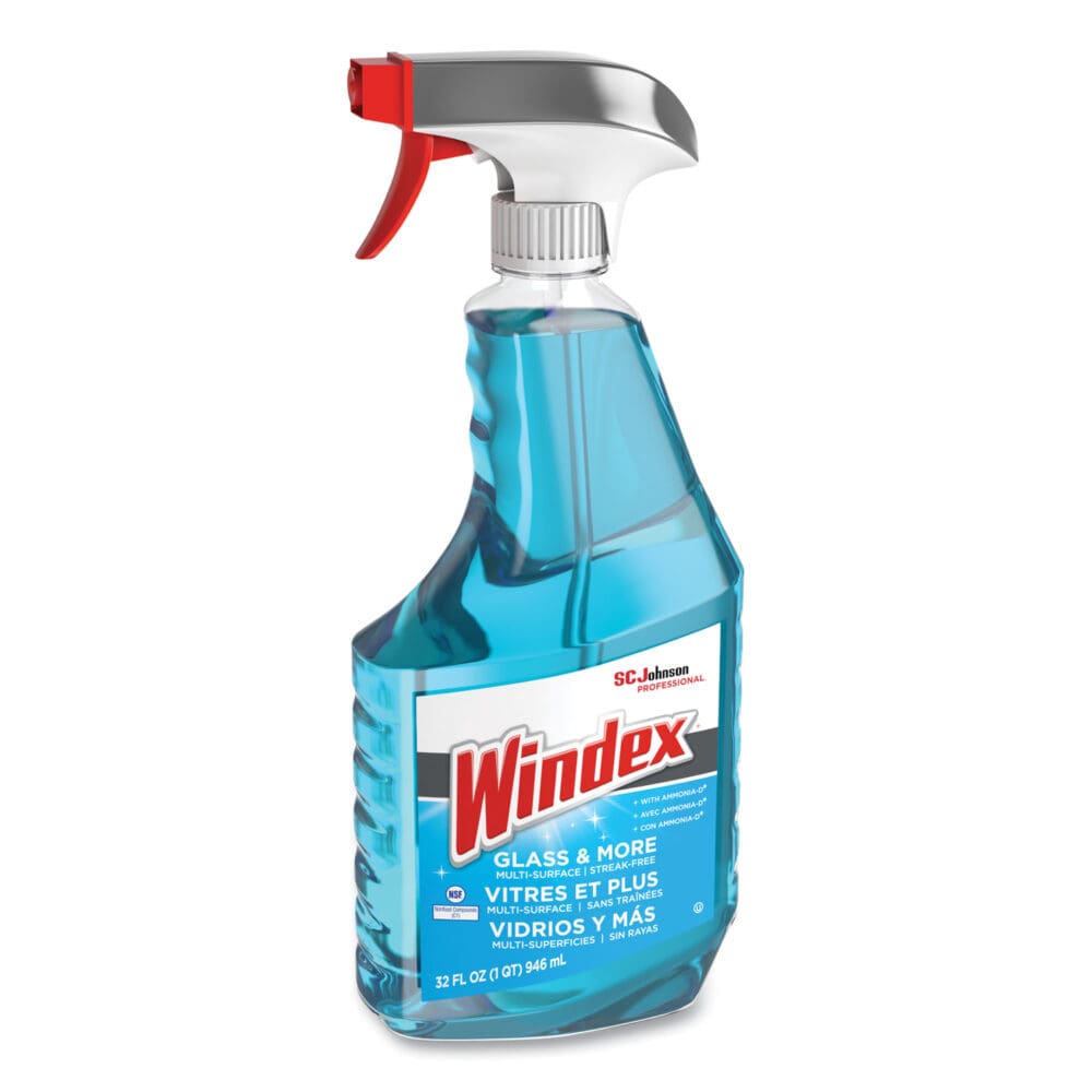 Ammonia-D Glass Cleaner, Fresh, 32 oz Spray Bottle, 8/Carton - Image 3