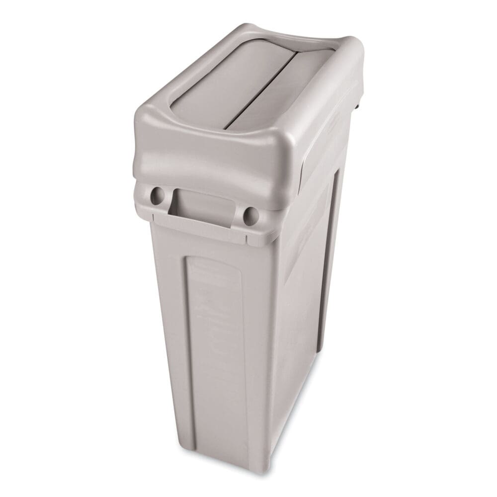 Swing Lid for Slim Jim Waste Container, Gray - Image 2