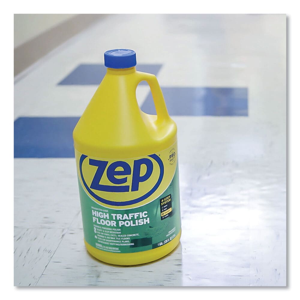 High Traffic Floor Polish, 1 gal, 4/Carton - Image 3