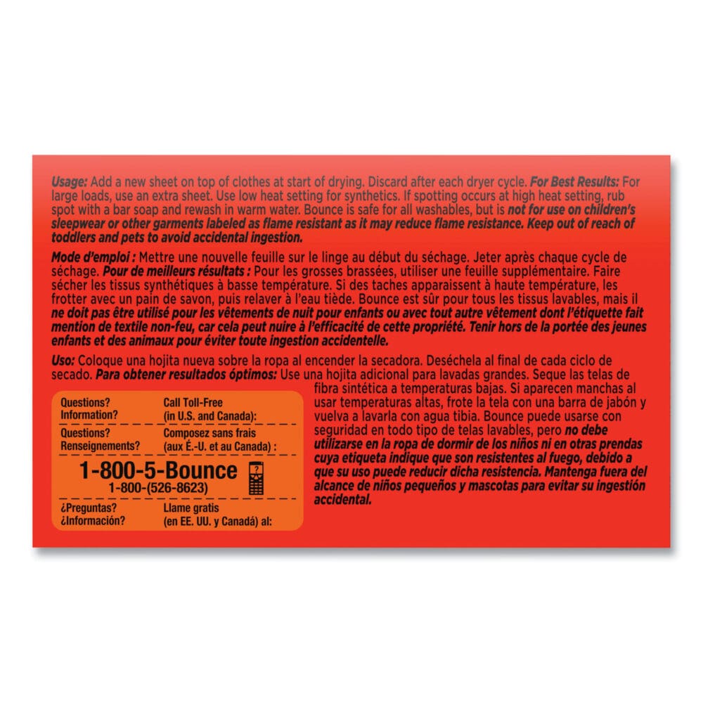 Fabric Softener Sheets, Outdoor Fresh, 2/Box, 156 Boxes/Carton - Image 2